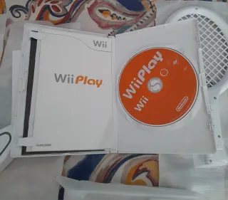 Lote juego Wii Play+Accesorios Deportivos con luz