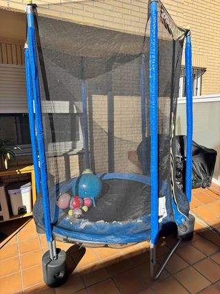 Cama elástica Wellactive con red de seguridad