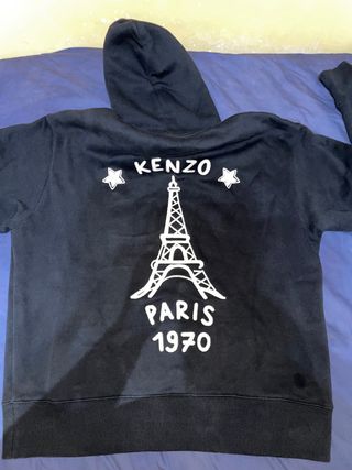 Sudadera Kenzo Paris 1970 Negra Original