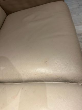 Sofá Natuzzi Piel con Relax Beige