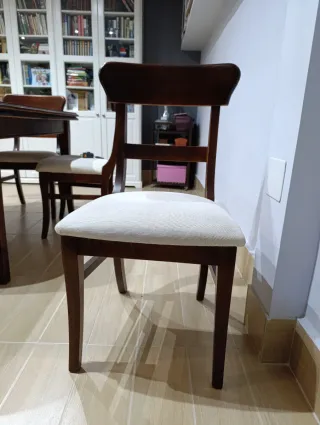 Mesa de comedor extensible madera pino