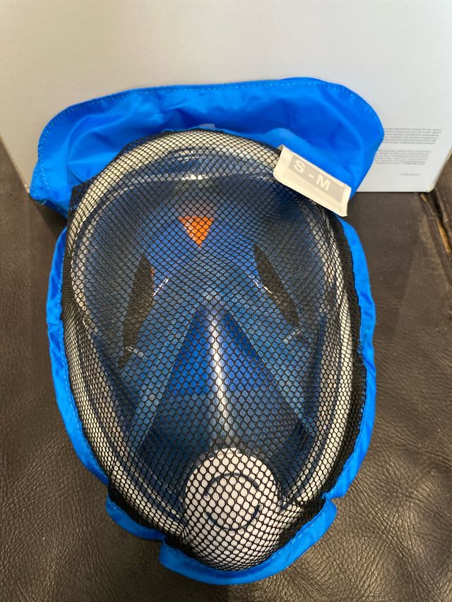 Máscara buceo S-M azul