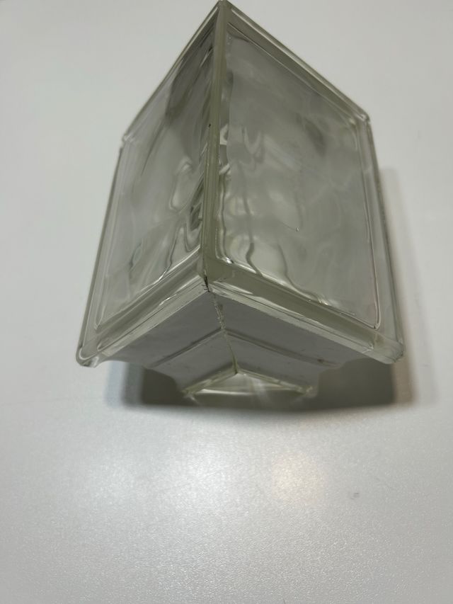 Bloque de cristal para esquina