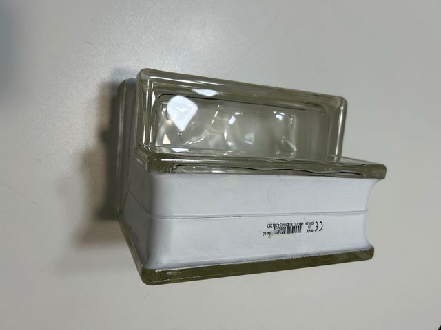 Bloque de cristal para esquina