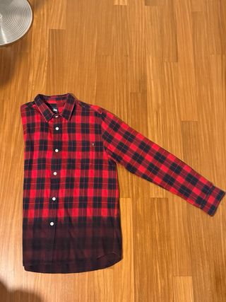 Camicia Stussy a quadri rossa e nera