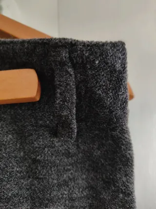 Pantalón Palazzo Negro Gris