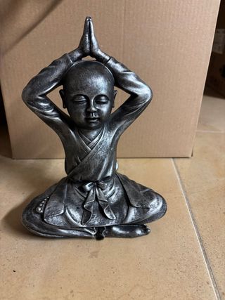 Figura Buda Meditando Plata