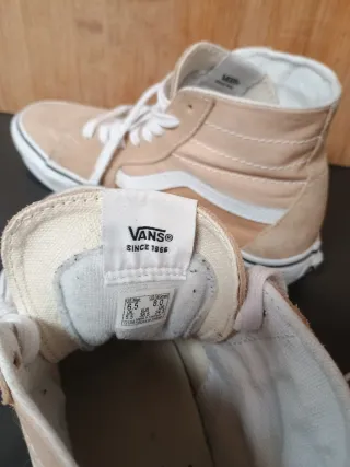 Zapatillas Vans Sk8-Hi Tapered Beige T.38.5