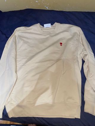 Sudadera Ami Paris Beige original