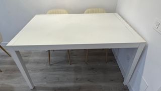 Mesa extensible blanca 140-190 nueva y sin montar
