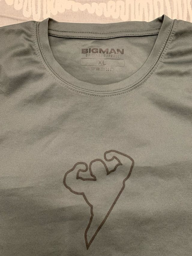 Camiseta Gym BigMan Verde Oliva