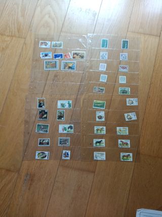 127 sellos de coleccionismo