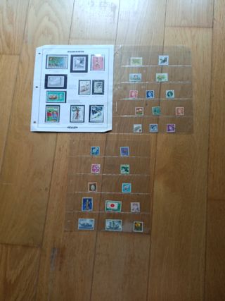 127 sellos de coleccionismo