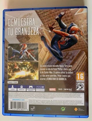 PS4 (PlayStation 4) + Spider-Man