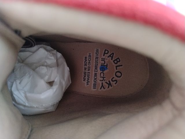 Botín piel Pablosky niña T.33