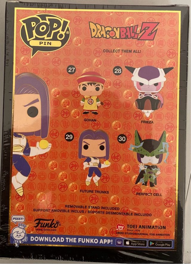 Pin Esmalte Funko Pop! Future Trunks, Dragon ball