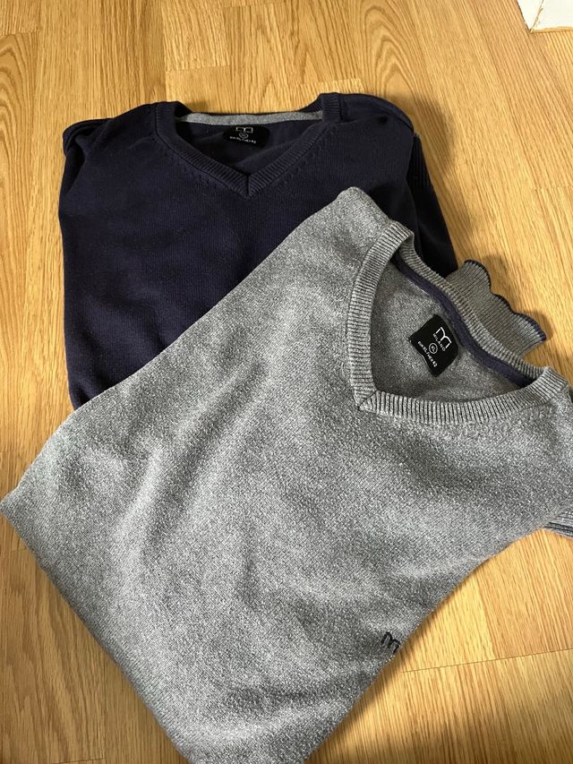 Pack 2 jerseys Milano azul y gris