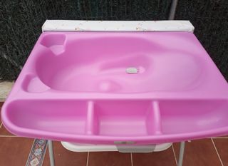 Bañera cambiador Prenatal rosa URGE!
