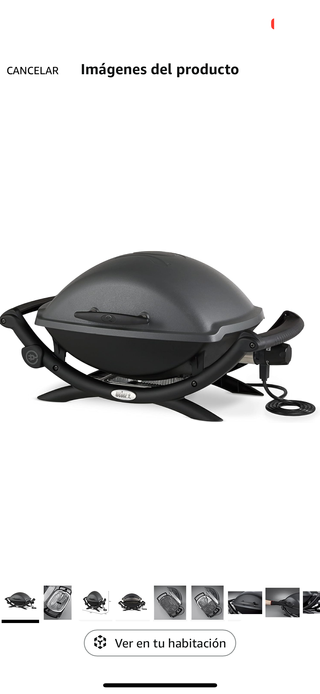 Barbecue elettrico Weber nero/grigio