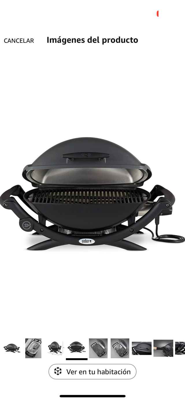 Barbecue elettrico Weber nero/grigio