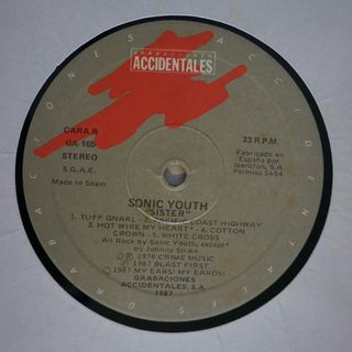 Sonic Youth - Sister (1987) Vinilo LP Original Esp