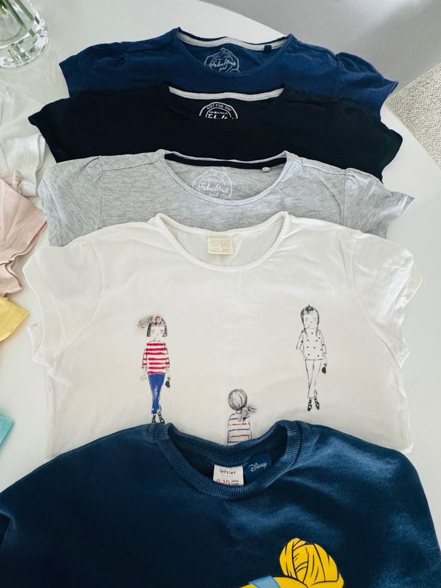 Lote 10 camisetas + Sudadera Cenicienta