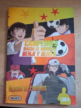 Álbum Cromos Campeones Benji y Oliver completo