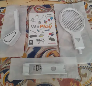 Juego Wii Play + Accesorios Deportivos Nuevos