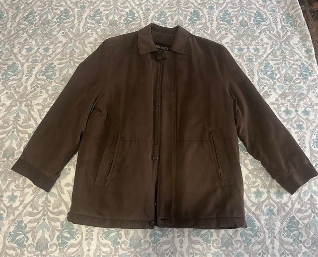 Chaquetón de ante de caballero