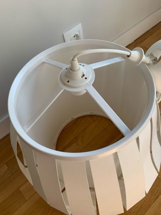 Lámpara de techo Ikea blanca