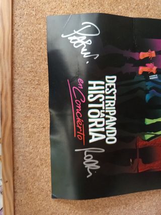 Póster Destripando la Historia Firmado