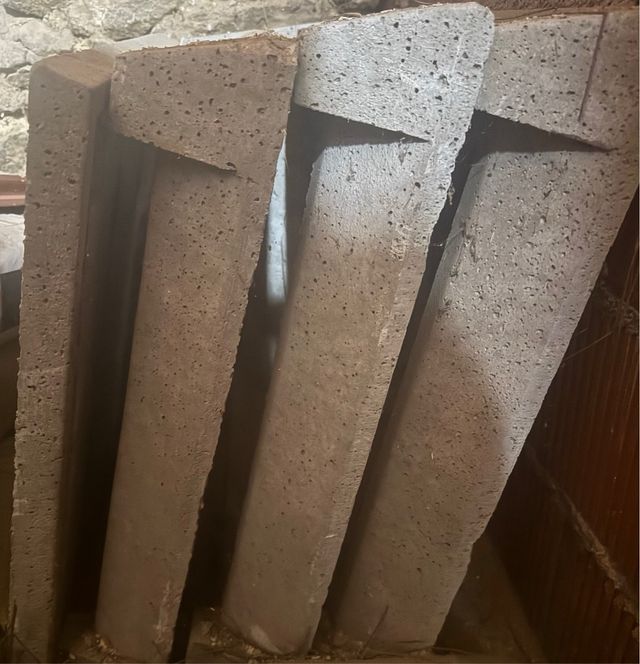 Aspirador estático de hormigón para chimenea