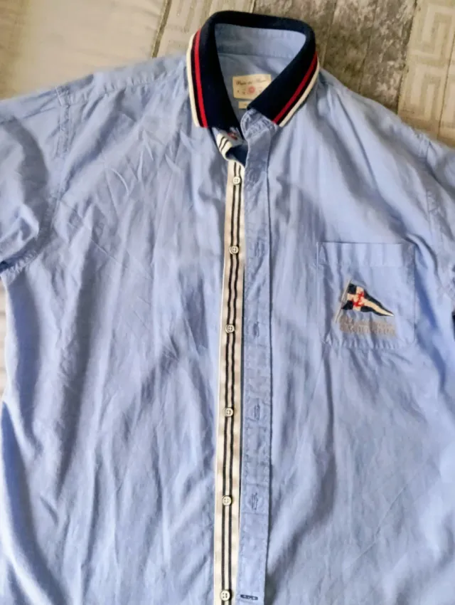 Camisa Polo Club Azul Talla M