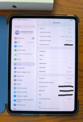 iPad Pro 11" 256GB M5 Wifi+Cellular Nuevo