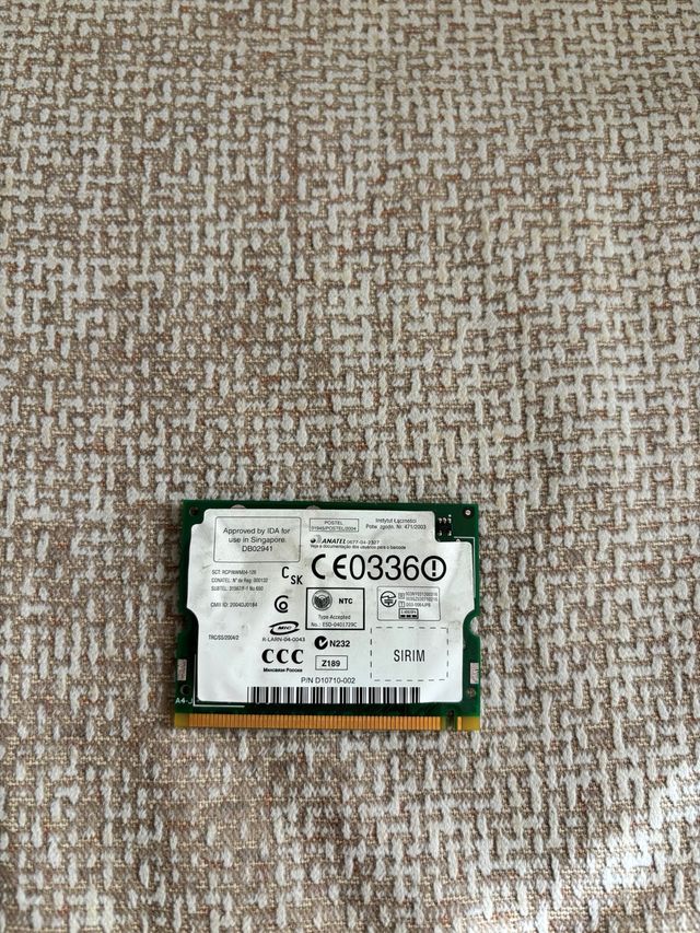 Tarjeta WiFi Intel 2200BG D10710-002