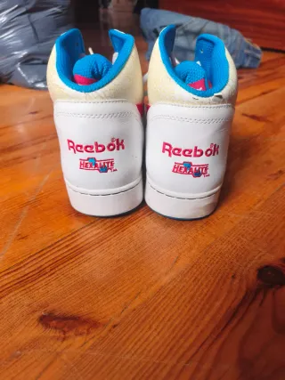 Zapatillas Reebok Vintage Blancas y Azules