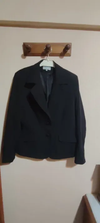 Chaqueta americana negra mujer Talla XL