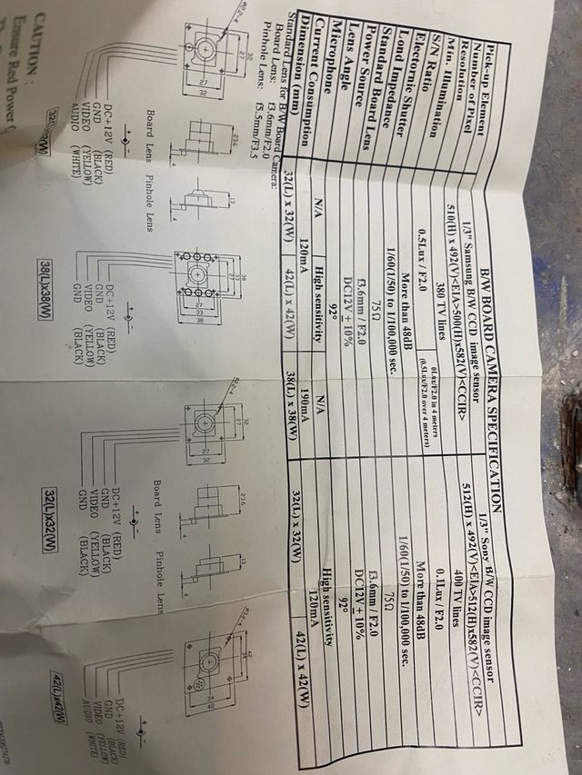 Cámara de seguridad blanca