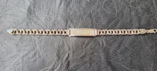 Pulsera húngara,esclava plata 925, TEO