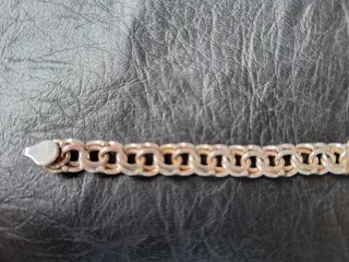Pulsera húngara,esclava plata 925, TEO