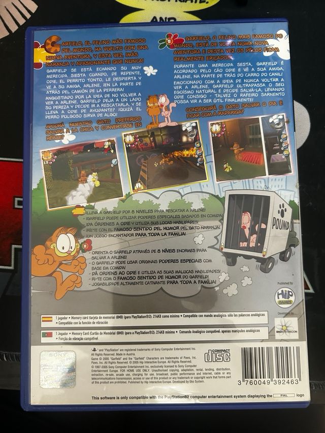 Garfield al Rescate de Arlene PS2