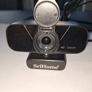 Webcam SriHome Full HD 1080p Negra