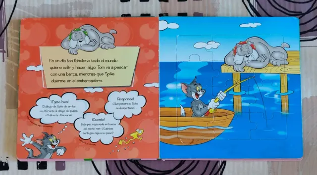 Libro puzzles Tom y Jerry