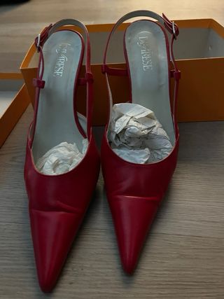 Scarpe con tacco rosse DiVarese