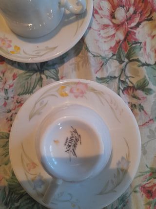 Set 6 tazze porcellana French Garden