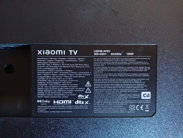 TV despiece Xiaomi