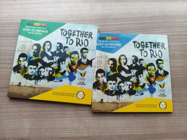 Cartera serie Euro Bélgica 2016 Together to Rio