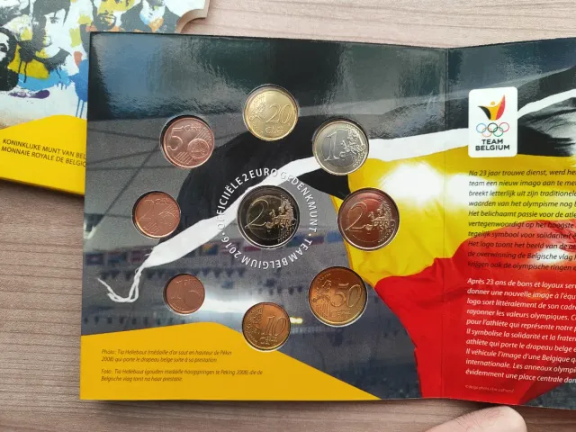 Cartera serie Euro Bélgica 2016 Together to Rio