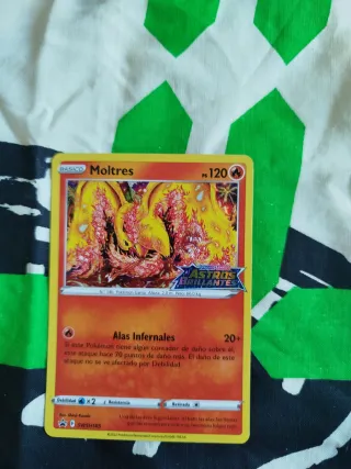 Moltres Holo Pokemon Carta