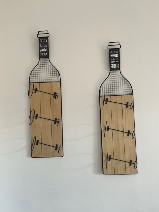 2 Botelleros para 6 Botellas